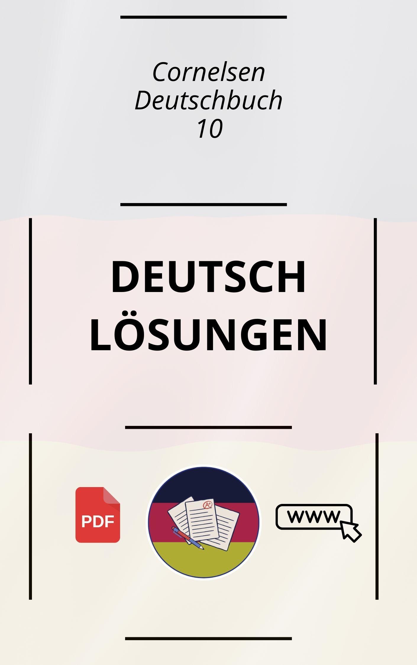 Deutschbuch 10 Lösungen PDF