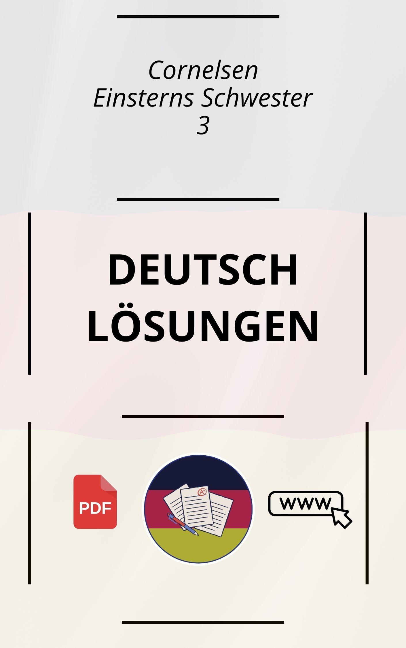 Einsterns Schwester 3 Themenheft Lösungen